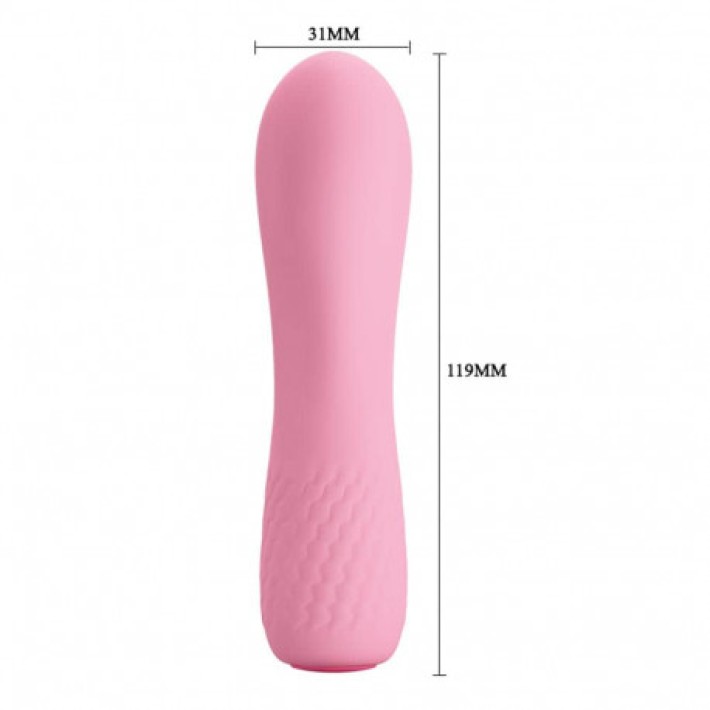 Vibrator Alice, Roz Deschis, 12 Cm 3