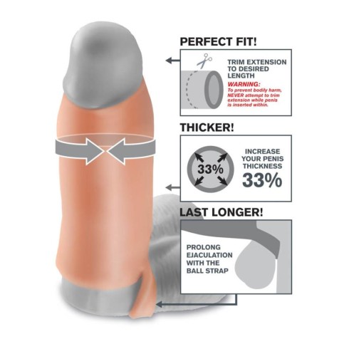 manson, Extensie/manson Penis Real Feel Enhancer Xl, Natural, 17.8 Cm, pasiune.ro