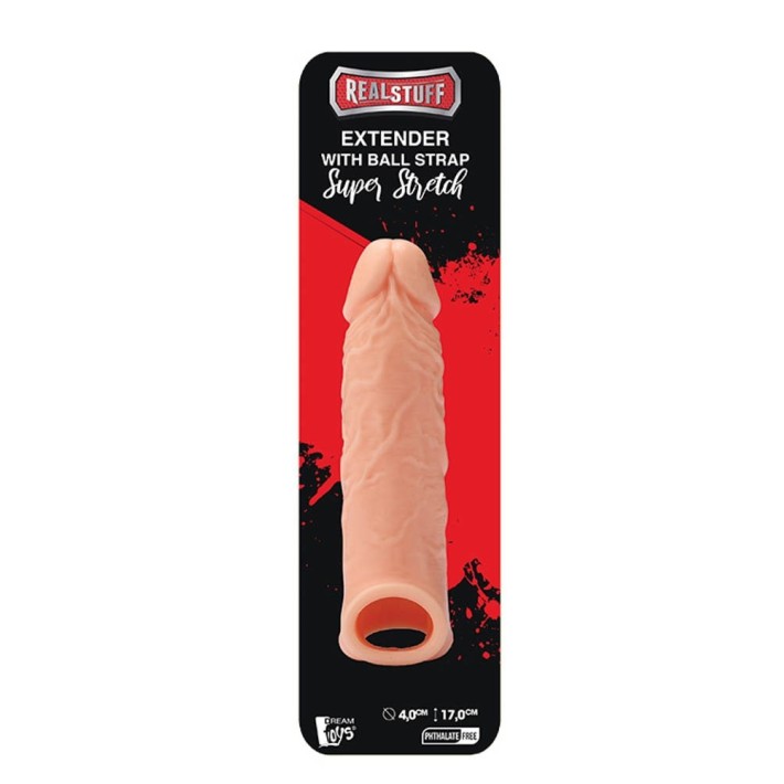 Extensie/manson Penis Cu Inel Testicule, Natural, 16.5 Cm 4