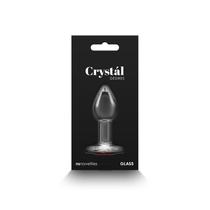 Dop Anal Crystal Desires Cu Inima Rosie S 4