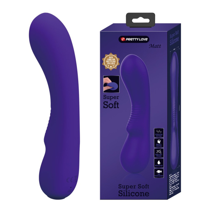 Vibrator Punctul G Matt, Indigo, 19 Cm 4