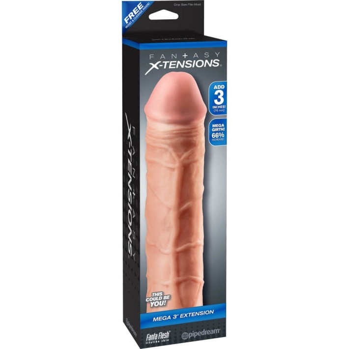 Extensie/manson Penis Mega 3 Extension, Natural, +7.5 Cm 3
