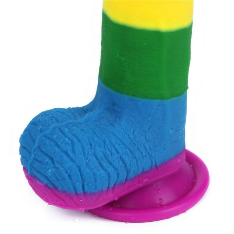 Pagina 7 - Dildouri Realistice, Dildo Clasic Cu Ventuza Prider, Multicolor, 19.5 Cm, pasiune.ro