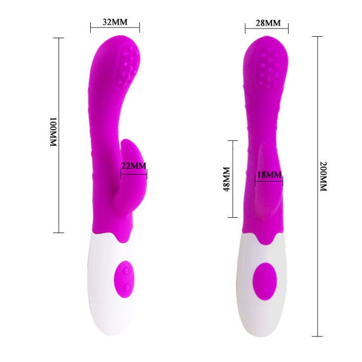 Vibrator Rabbit Arthur, Violet, 20 Cm 6