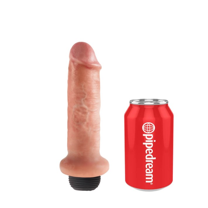 Dildo Clasic Cu Functie Ejaculare King Cock, Natural, 15 Cm 11