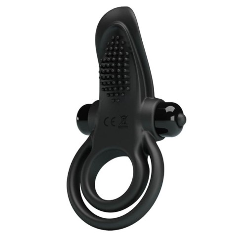 Inele penis, Inel Penis Cu Vibratii, Negru, pasiune.ro