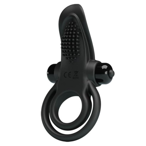inel, Inel Penis Cu Vibratii, Negru, pasiune.ro