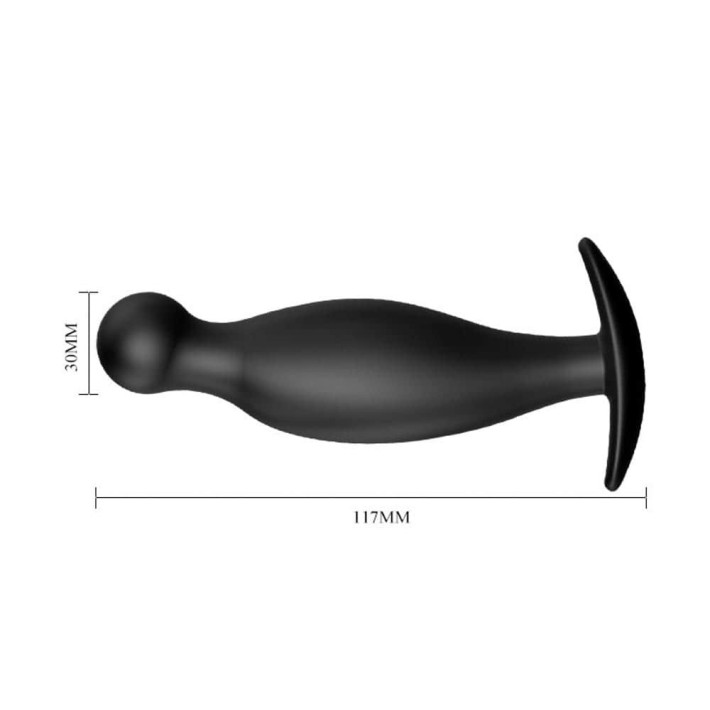 Dop Anal Special Stimulation, Negru, 11.5 Cm 7