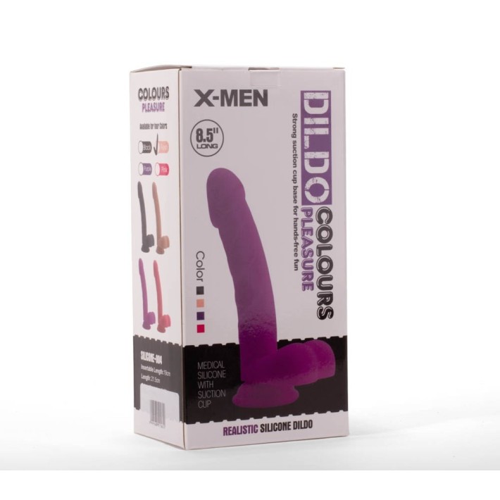 Dildo Realistic Colours Pleasure, Bronz, 21.5 Cm 6