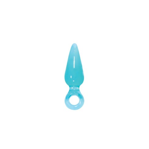 mini, Dop Anal Jolie Pleasure Mini Aqua, Turcoaz, 8.5 Cm, pasiune.ro