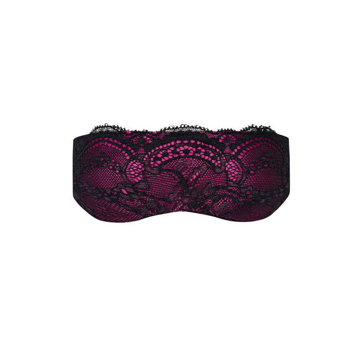 Masca Senzuala Cu Dantela Roseberry, Negru + Violet 3
