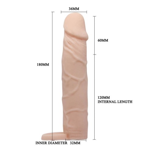 Love toys, Manson / Extensie Penis, Natural, 18 Cm, pasiune.ro
