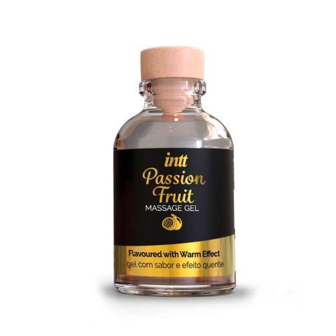 Intt, Gel Stimulant Cu Efect Incalzire Si Aroma Fructul Pasiunii, 30 Ml, pasiune.ro