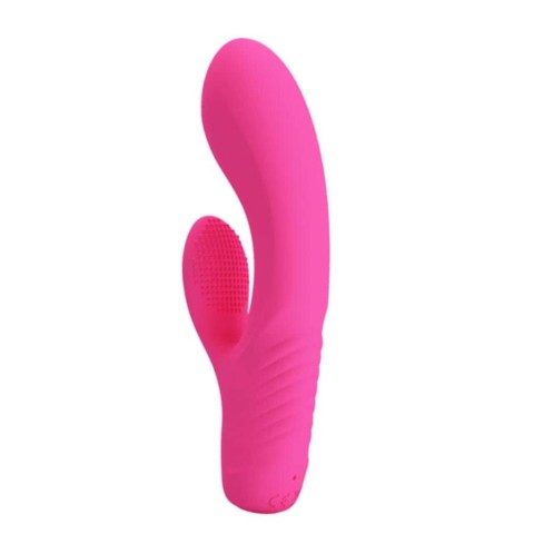 Vibratoare Rabbit, Vibrator Tim, Roz, 15 Cm, pasiune.ro