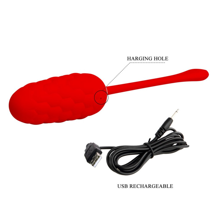 Ou Vibrator Marina, Rosu 3