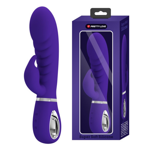 Vibratoare Rabbit, Vibrator Rabbit Prescott, Indigo, 20 Cm, pasiune.ro