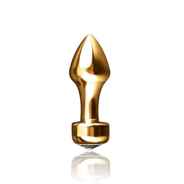 Dop Anal Mini Luv Plug, Auriu, 8 Cm 4