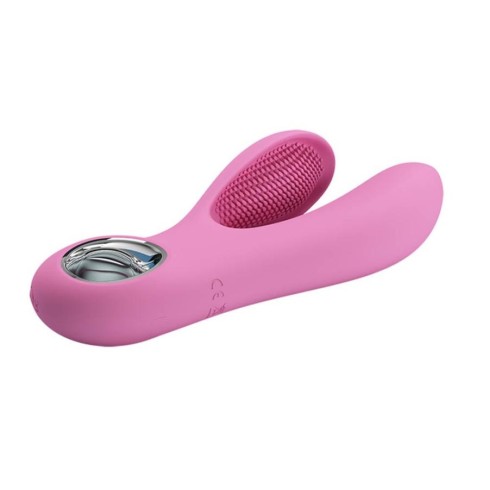 stimulator, Vibrator Special Canrol, Roz, 17 Cm, pasiune.ro