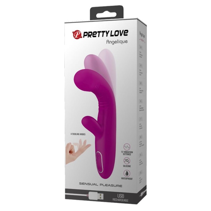Vibrator Punctul G Angelique, Violet, 22 Cm 4