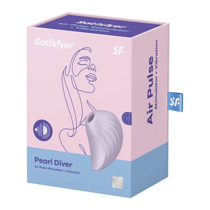 Vibrator Clitoridian Pearl Diver, Lila 6