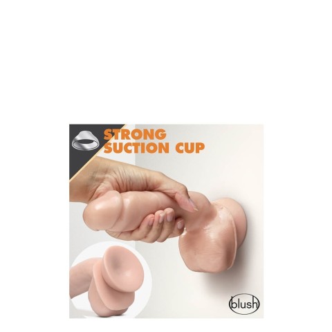 Blush, Dildo Realistic Auto-lubrifiant Dr. Skin, Natural, 21.5 Cm, pasiune.ro