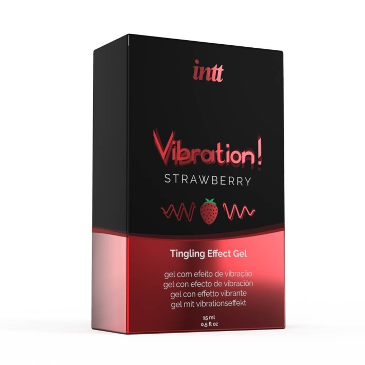 Gel Stimulant Cu Aroma Capsune Vibration, 15 Ml 3