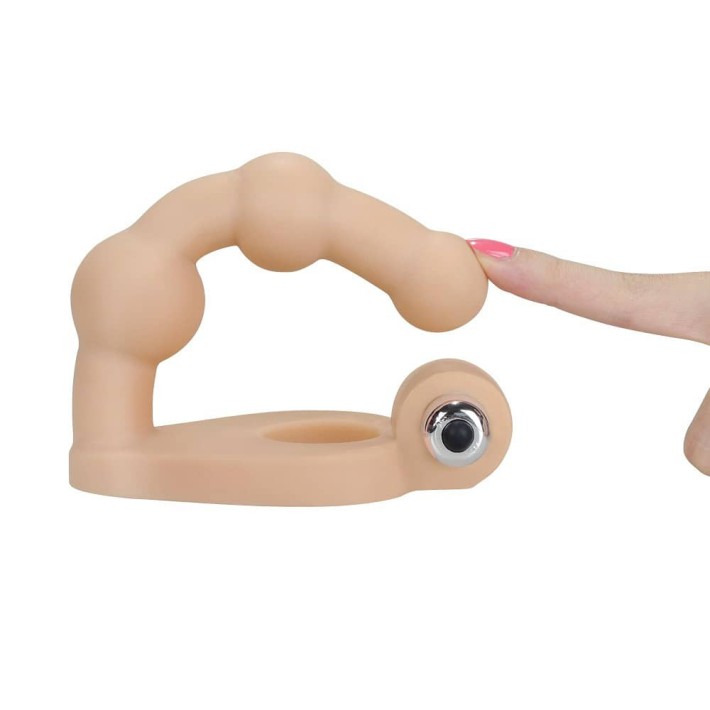 Stimulator Anal Cu Vibratii The Ultra Soft Double, 15 Cm 4