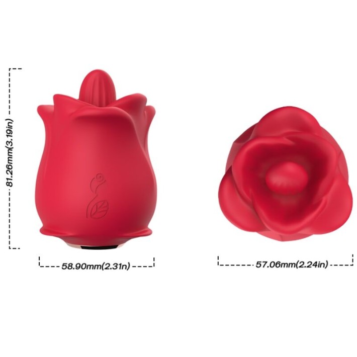 Vibrator Clitoris Trandafir Armony Rosu  3