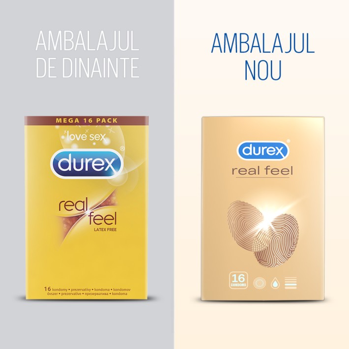 Prezervative Durex Real Feel 16 Buc 2