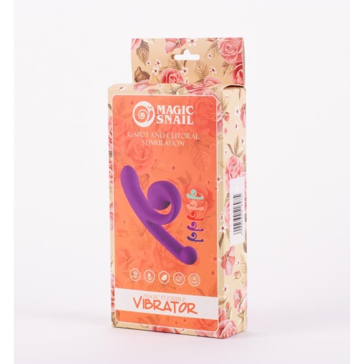 Vibrator Special Magic Snail Magic Flexible Vibrator, Violet 5