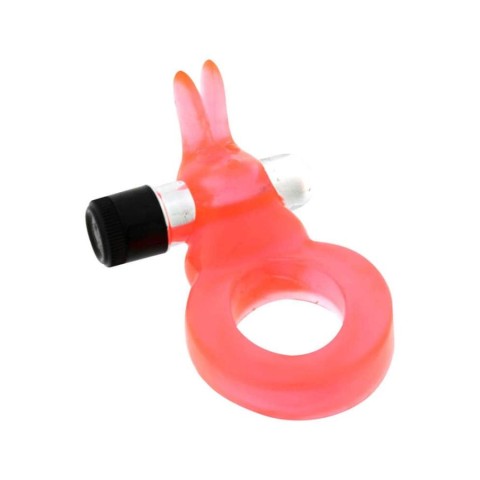 Inele Penis Cu Vibratii, Inel Penis Cu Vibratii Jelly Rabbit Cockring, Roz, pasiune.ro