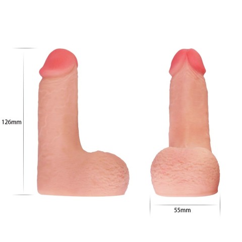 Pagina 2 - Dildouri Clasice, Dildo Ultra-realistic Skinlike Limpy Cock, Natural, 12.7 Cm, pasiune.ro
