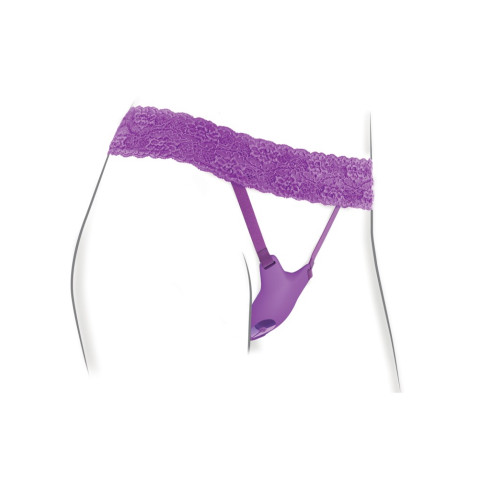 Vibratoare Duble, Ultimate G-spot Butterfly Strap-on Purple, pasiune.ro