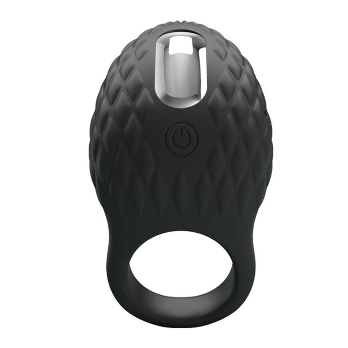 Inel Penis Cu Vibratii Heloise, Negru 9