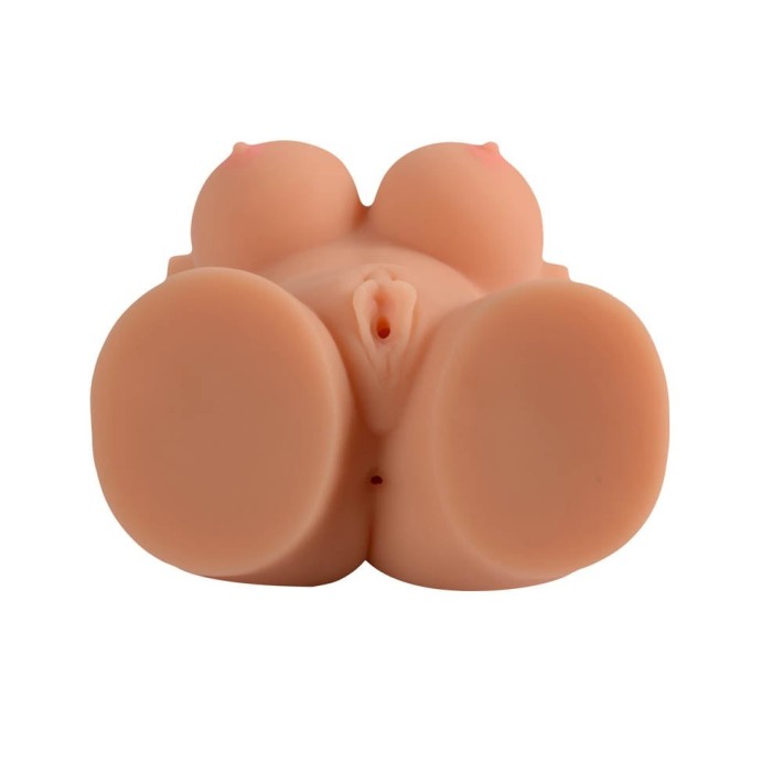 Masturbator 2-in-1 Vagin+anus Busty Lady Half Body Sex Doll 6