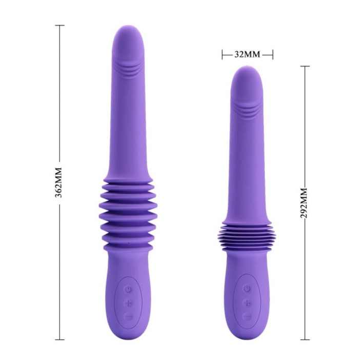 Vibrator Realistic Cu Functie Du-te/vino Pazuzu, Mov 4