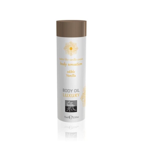 ulei, Ulei De Corp Luxuriant Comestibil - Vanilie, 75 Ml, pasiune.ro