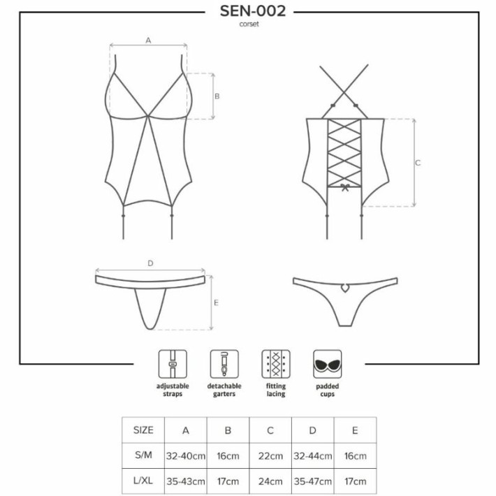 Corset Obsessive Sensual Sen-002 3