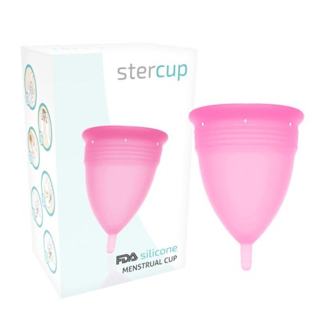 , Cupa Menstruala Silicon Stercup Marimea L Roz, pasiune.ro