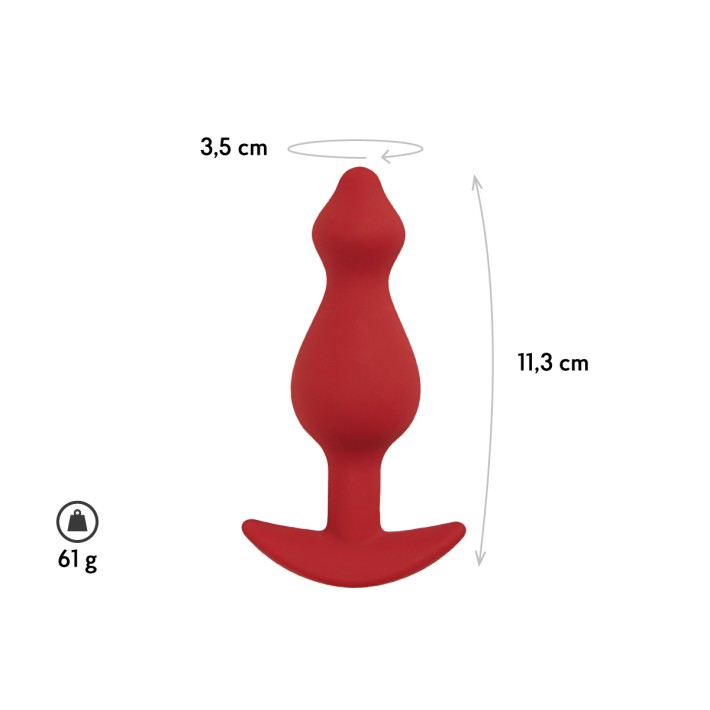 Plug Anal Libra Burgundy M 2