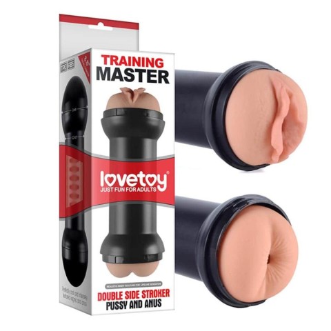 Love toys, Masturbator Dublu Traning Master Double Side Stroker Pussy And Anus, pasiune.ro