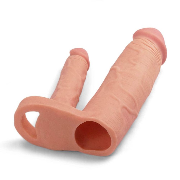 Extensie/manson Penis Dublu, Natural, +5 Cm 5