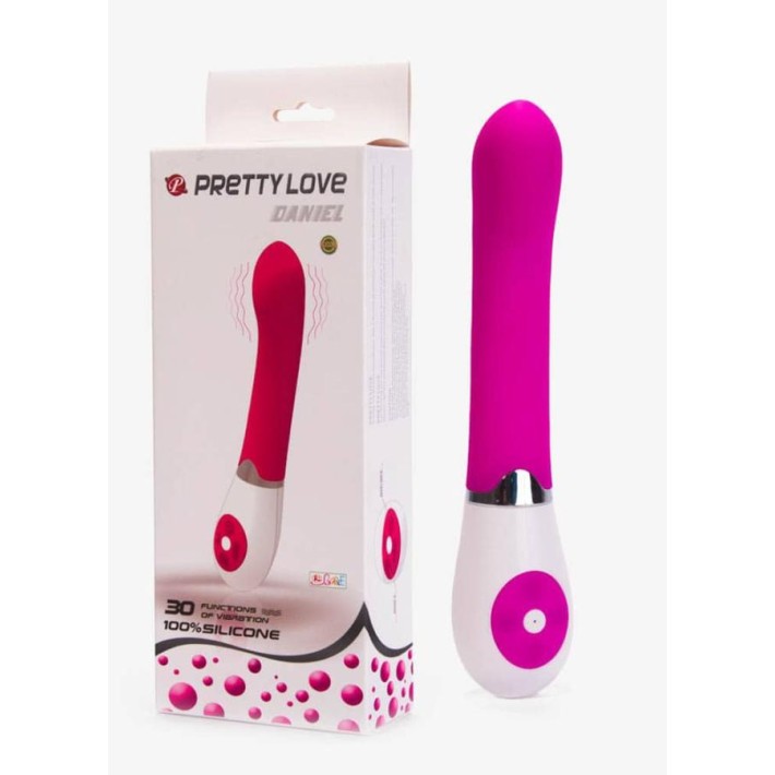 Vibrator Cu Control Vocal Daniel, Roz, 19.5 Cm 3
