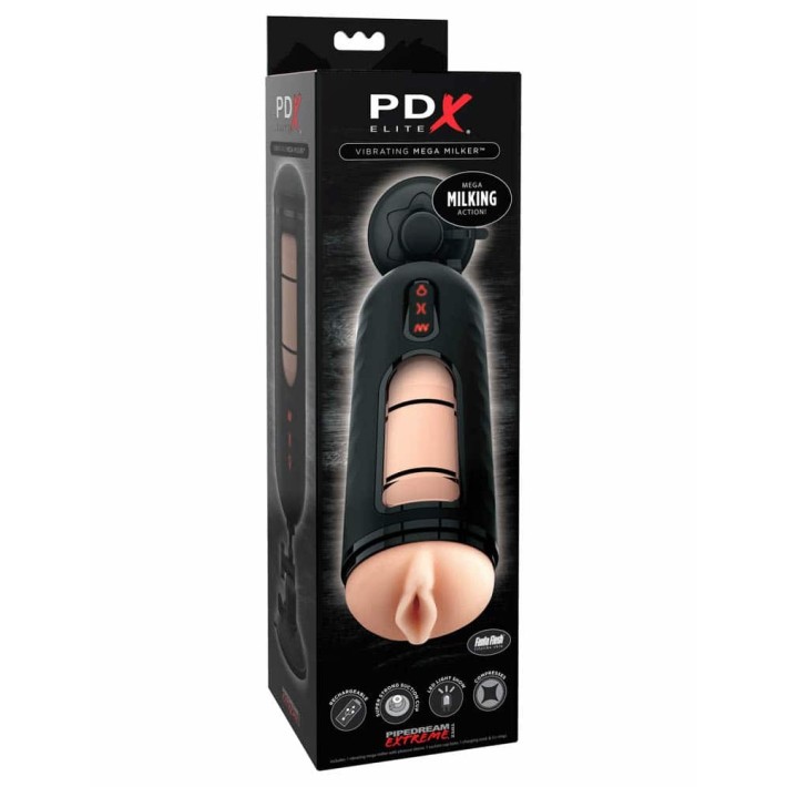 Masturbator Vagin Cu Vibratii Mega Milker 10