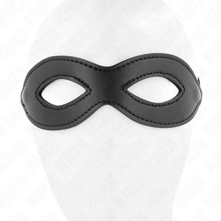 Masca Din Piele Vegana Neagra Kink 20.5 X 5.5 Cm 2