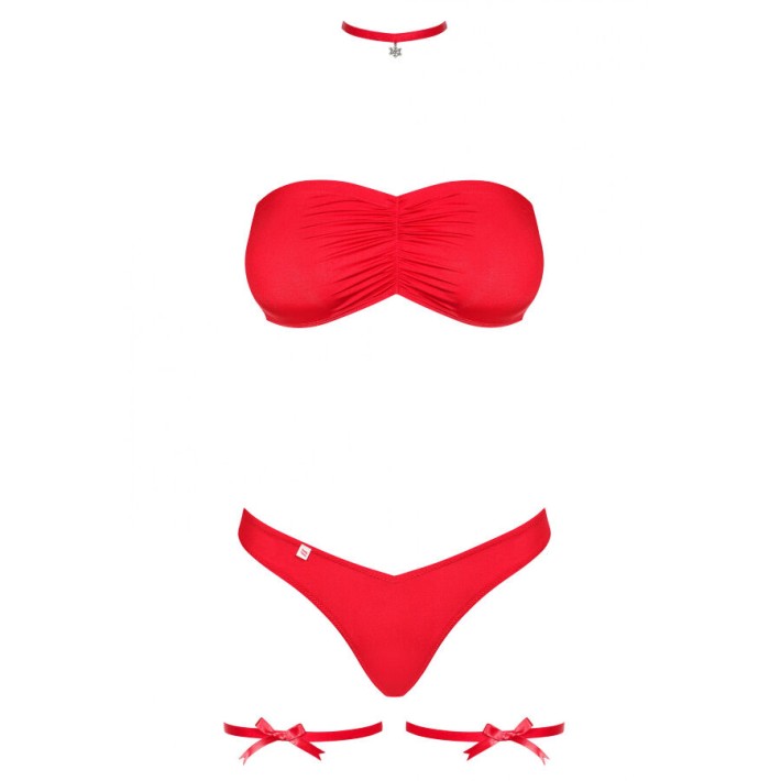 Set Kissmas Obsessive Rosu L/xl, S/m 3