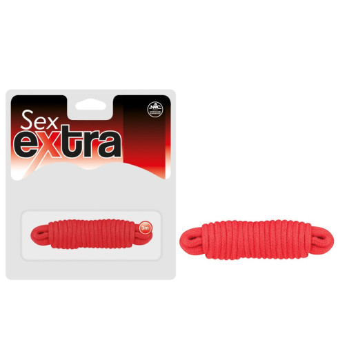 rosu, Franghie Pentru Imobilizare Erotica Sex Extra Love, Rosu, 3 Metri, pasiune.ro