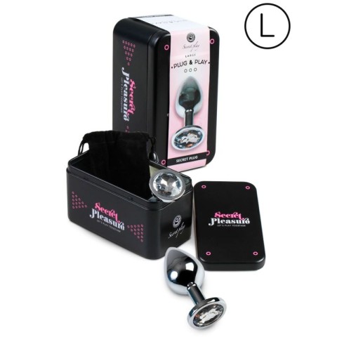 SEVENcreations, Plug Anal Metal Transparent L, pasiune.ro