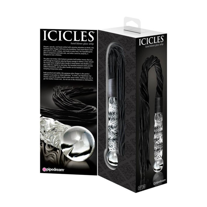Bici/dildo Din Sticla Icicles No. 38 5