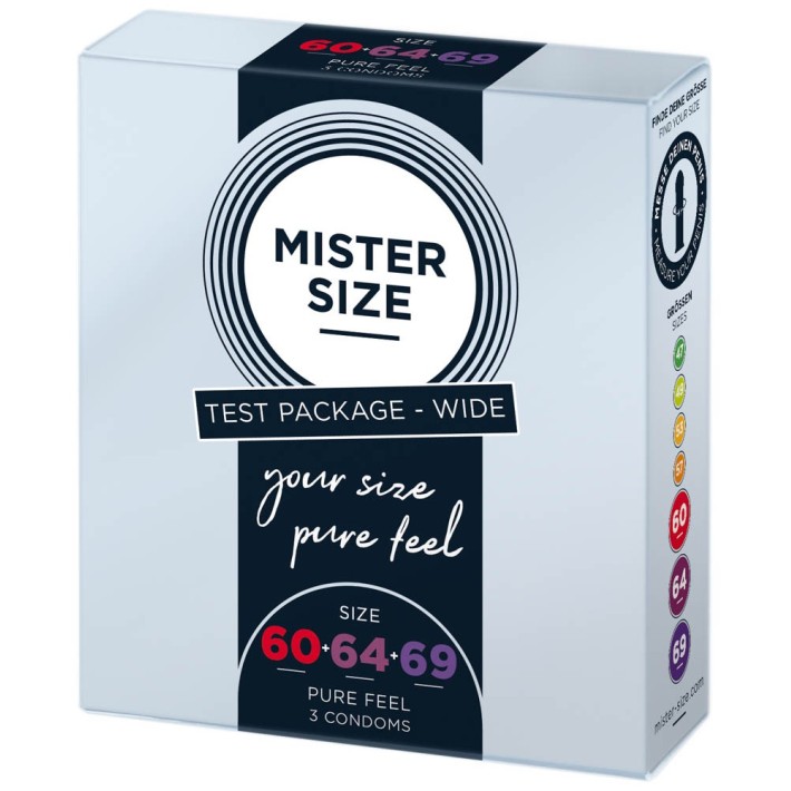 Prezervative Mister Size, Pachet De Test 3 Marimi Wide (60, 64, 69 Mm), 3 Buc. 2